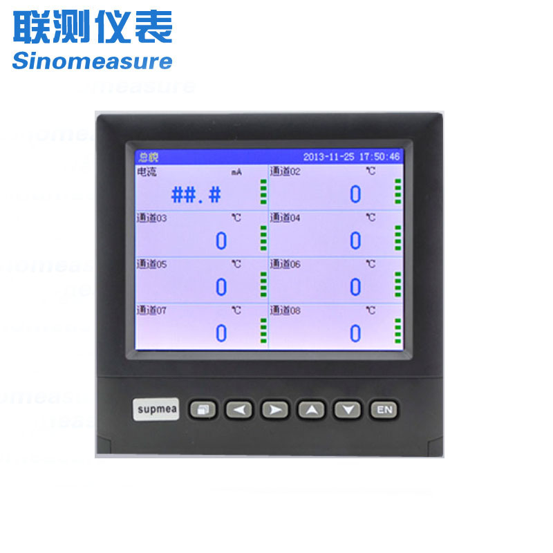 聯(lián)測(cè)_SIN-R6000D_1-16路可選_5.6英寸彩屏_無(wú)紙記錄儀